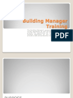 Building Manager Training