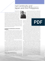 Constitutional Continuity and Change in Japan and The Philippines