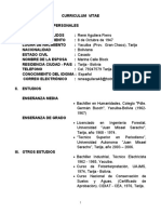 Curriculum Vitae RENÉ AGUILERA FIERRO