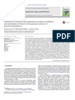 24 Production of commercially important secondary metabolitesand antioxidant activity in cell suspension cultures ofArtemisia absinthium L.