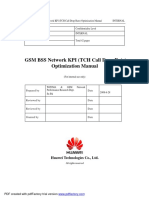 04 GSM BSS Network KPI - TCH Call Drop Rate - Optimization Manual