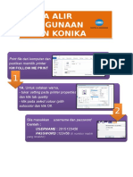 Carta Alir Penggunaan Mesin Printer Konika