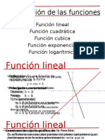 Clasificación de Las Funciones