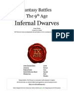 The Ninth Age Infernal Dwarves 0 11 0