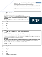 LISTA DE EXERCÍCIOS 3 átomos!