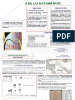 Historia de Las Matemáticas