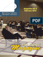 FIDE Arbiters Magazine No 2 - February 2016