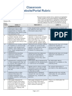 Website-Portal Rubric 3