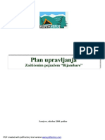 Plan Upravljanja ZP Bijambare
