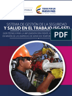 Guía Técnica para La Implementación Del SG SST Frente a Los Trabajadores en Misión de Las EST y sus Usuarios
