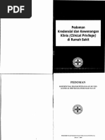Download Pedoman Kredensial Dan Kewenangan Klinis Clinical Privilege Di Rs by Anonymous KgjTkYjI53 SN300050061 doc pdf