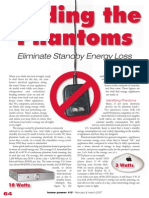 Finding The Phantoms - Eliminate Standby Energy Loss