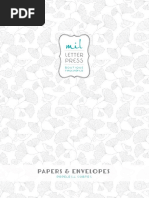 Papers and Envelopes Mil Letterpress