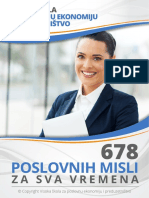 678 Poslovnih Misli Za Sva Vremena