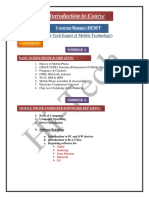 Introduction to HEMT Mobile Technology Course