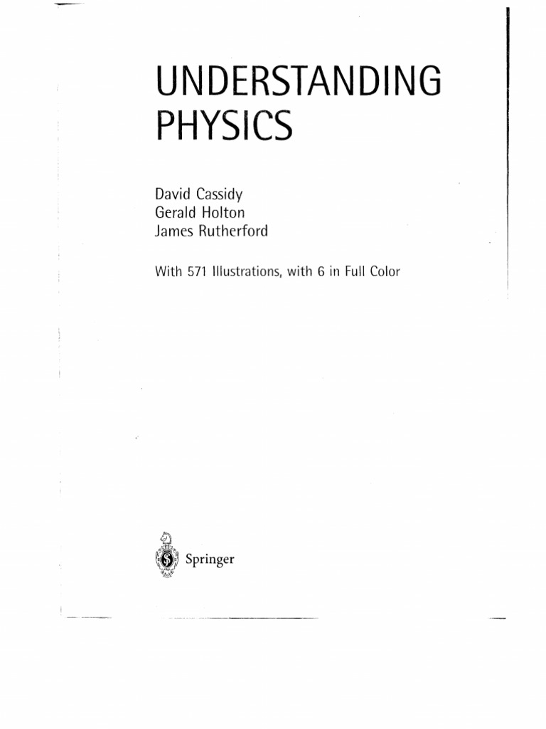 Physics: Understanding | PDF | Science | Science (General)