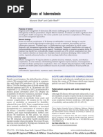 Complications of Tuberculosis Review 2014