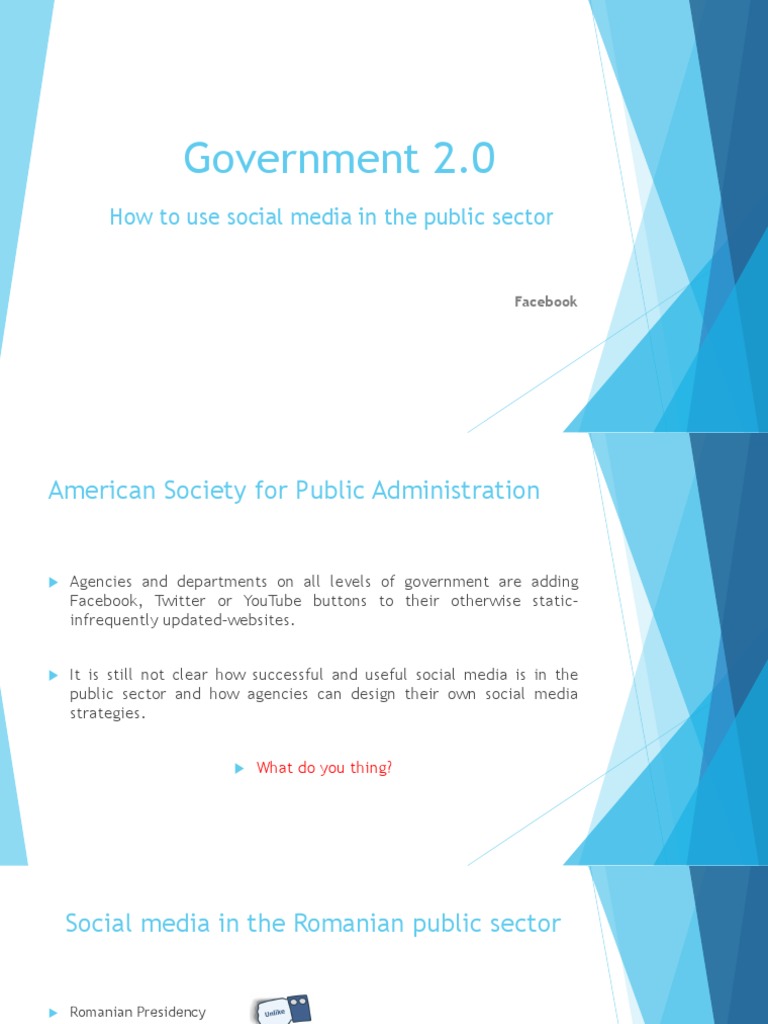 Enhancing Social Media in Government | PDF