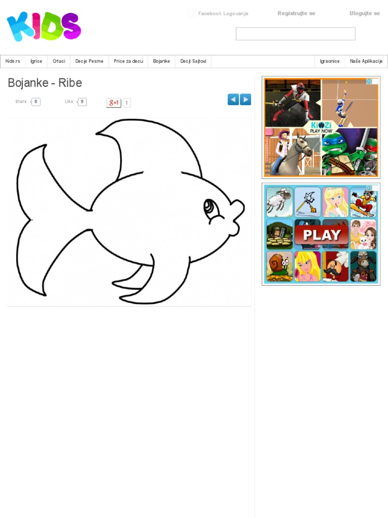 Bojanke - Ribe PDF | PDF