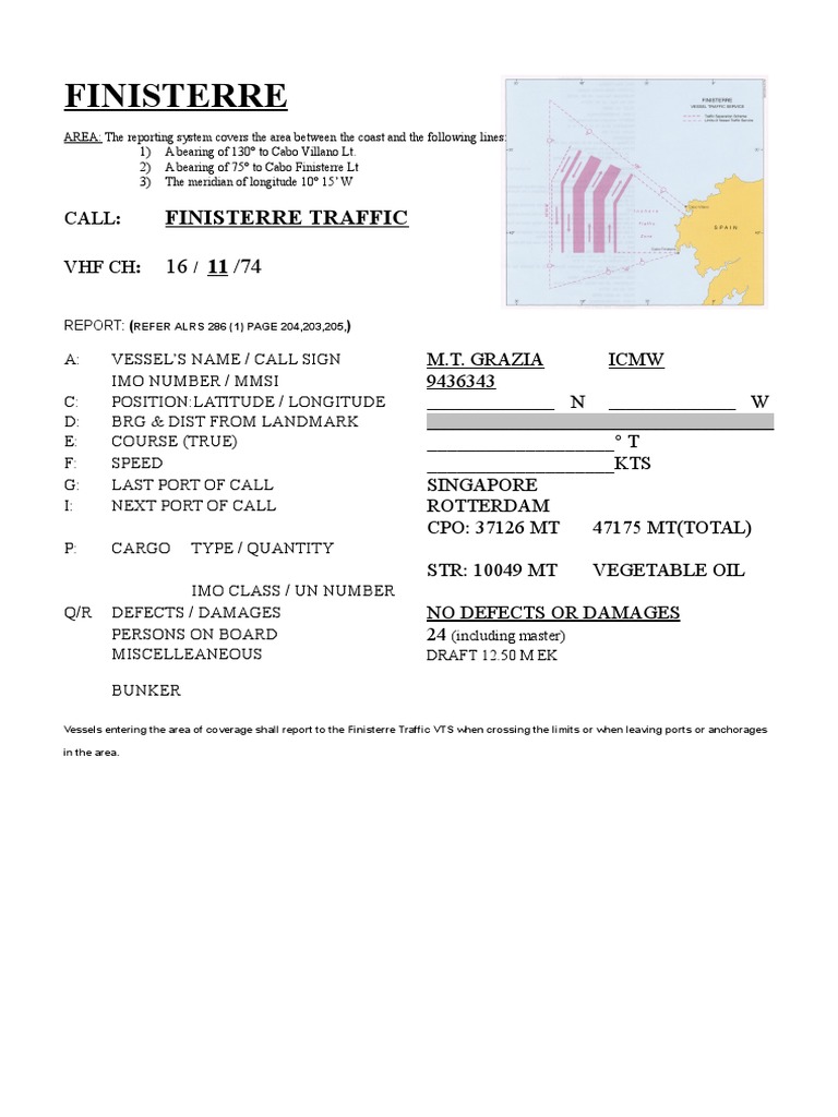 Finisterre Traffic Reporting Guidelines | PDF