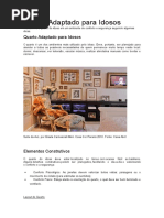 Quarto e Banheiro Adaptado Para Idosos