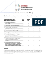 Dépression questionnaire PHQ-8 (anglais)