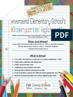 Kindergarten Registration 2016