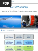 EDTO Module 6 - Flight Operations Considerations