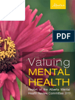 Alberta Mental Health Review 2015