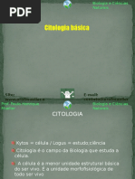 Citologia e Histologia Basica