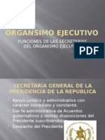 Diapositivas de Las Funciones de Las Secretarías