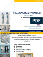 Transportasi Vertikal - Eskalator