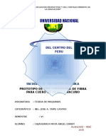 Informe Teoria de Maquinas Caratula