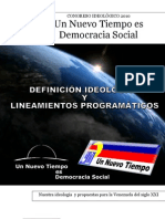 Definición Ideológica y Lineamientos Programáticos UNT