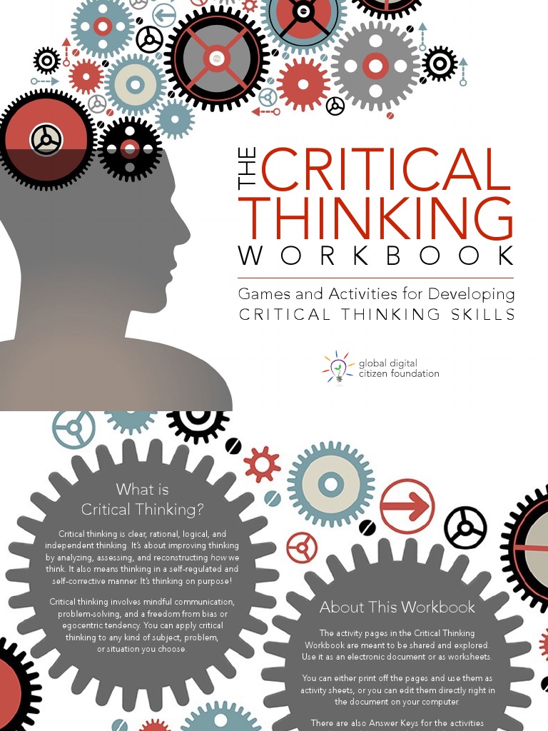 critical thinking workbooks for adults