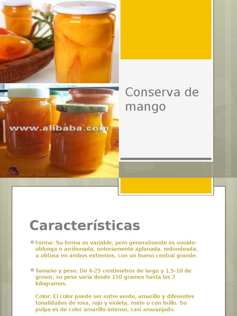 Conserva de Mango