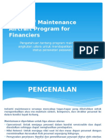 Basics of Maintenance Aircraft Program for Financiers