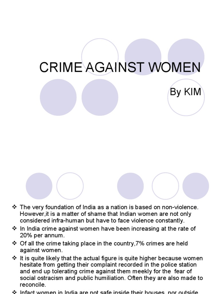 Rising Violence Against Women in India | PDF | Rape | Criminology