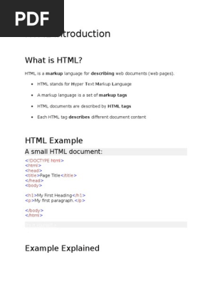 HTML