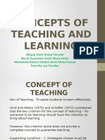 Meaning of Teaching & Learning