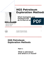 HGS Petroleum Exploration Methods: What Geologists and Geophysicists Do To Find Oil and Gas