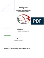 Internship Report ON Intelligent Image Managemant Baridhara Dohs, Dhaka