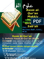Makkiyyah Madaniyyah Rasm Al Quran Sip