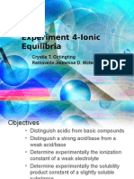 Expt 4-Ionic Equilibria