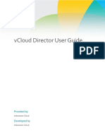 IDCLOUD - VCloud Director User Guide v1.0