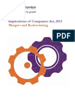 Companies Act-Mergers and Restructuring