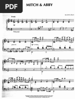 Dave Grusin- Mitch Abby Music Sheet