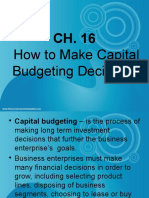 How To Make Capital Budgeting Decisions