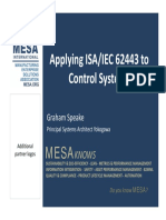 Applying ISA/IEC 62443 To Control Systems: Mesa Mesa