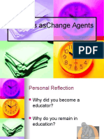 Teachers Change Agents